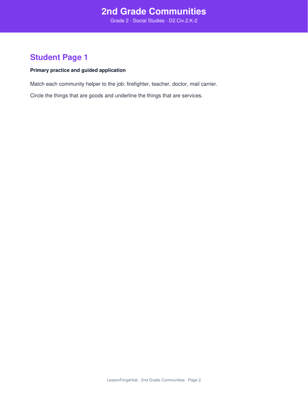 2nd Grade Communities gallery image 2