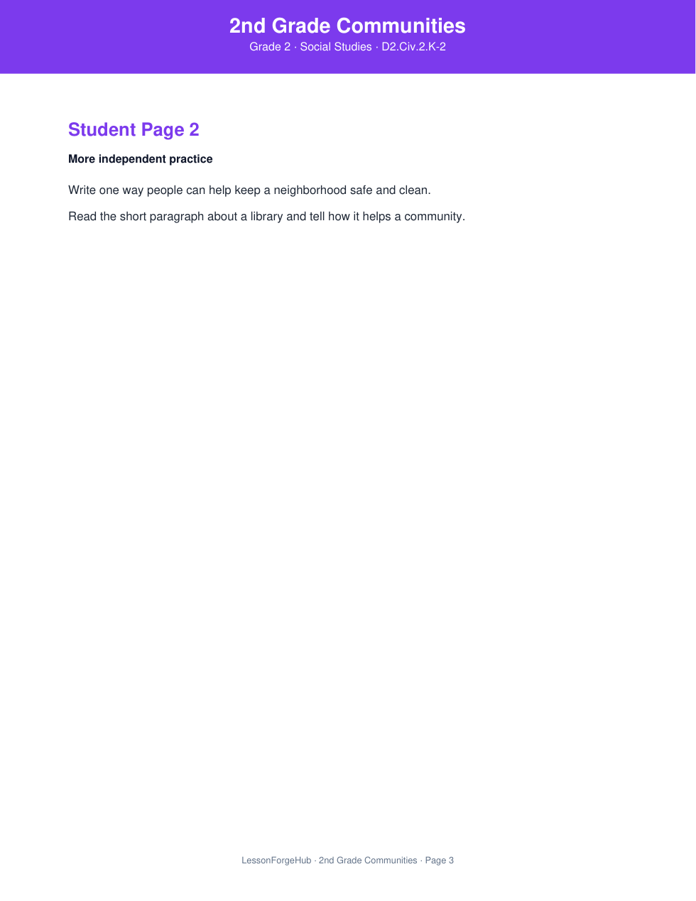 2nd Grade Communities gallery image 3