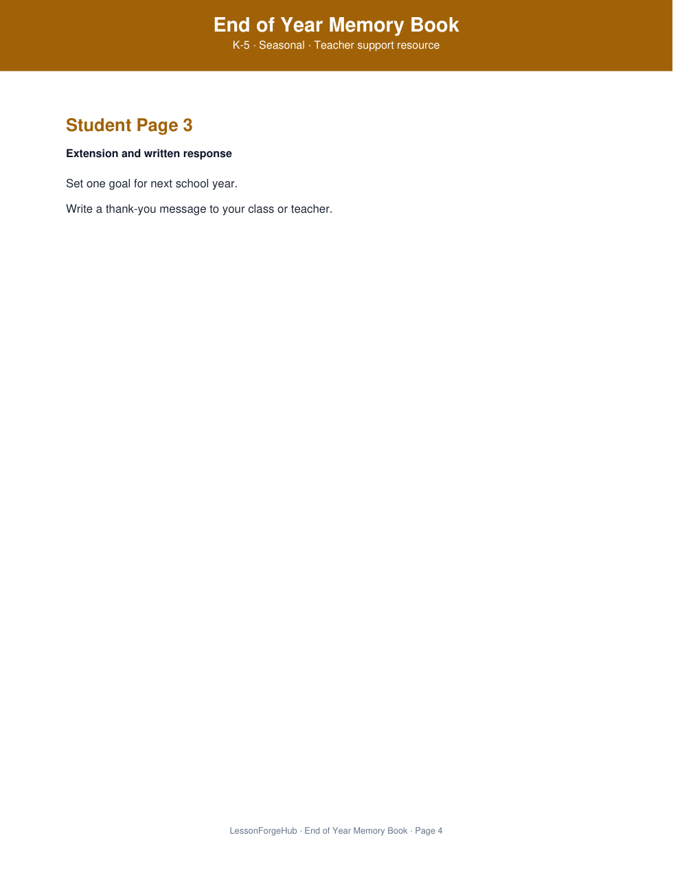 End of Year Memory Book gallery image 3