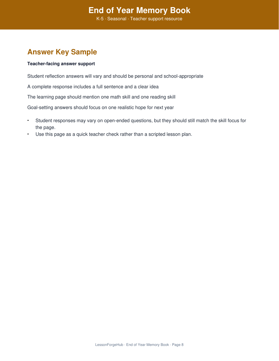 End of Year Memory Book gallery image 4